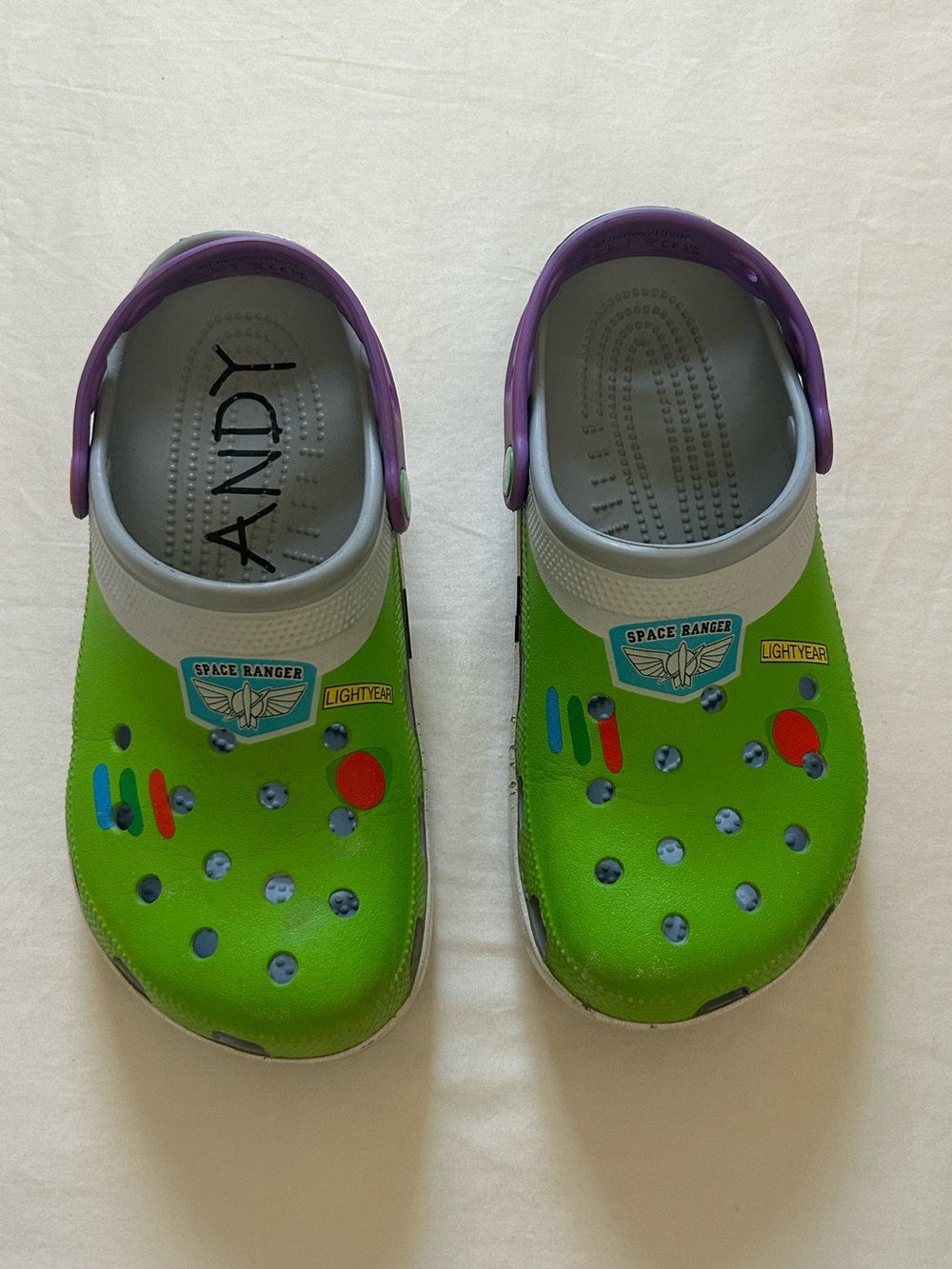 Buzz Lightyear Space Ranger Crocs Women’s 9